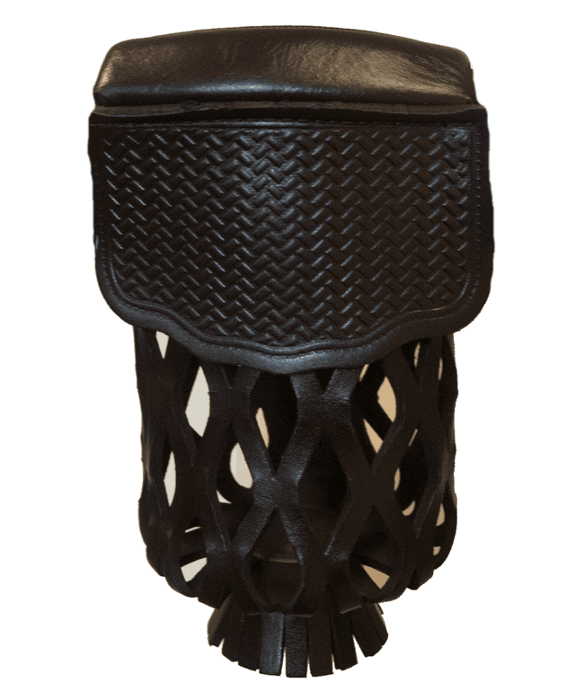 Traditional Cherry Bonded Leather Shield