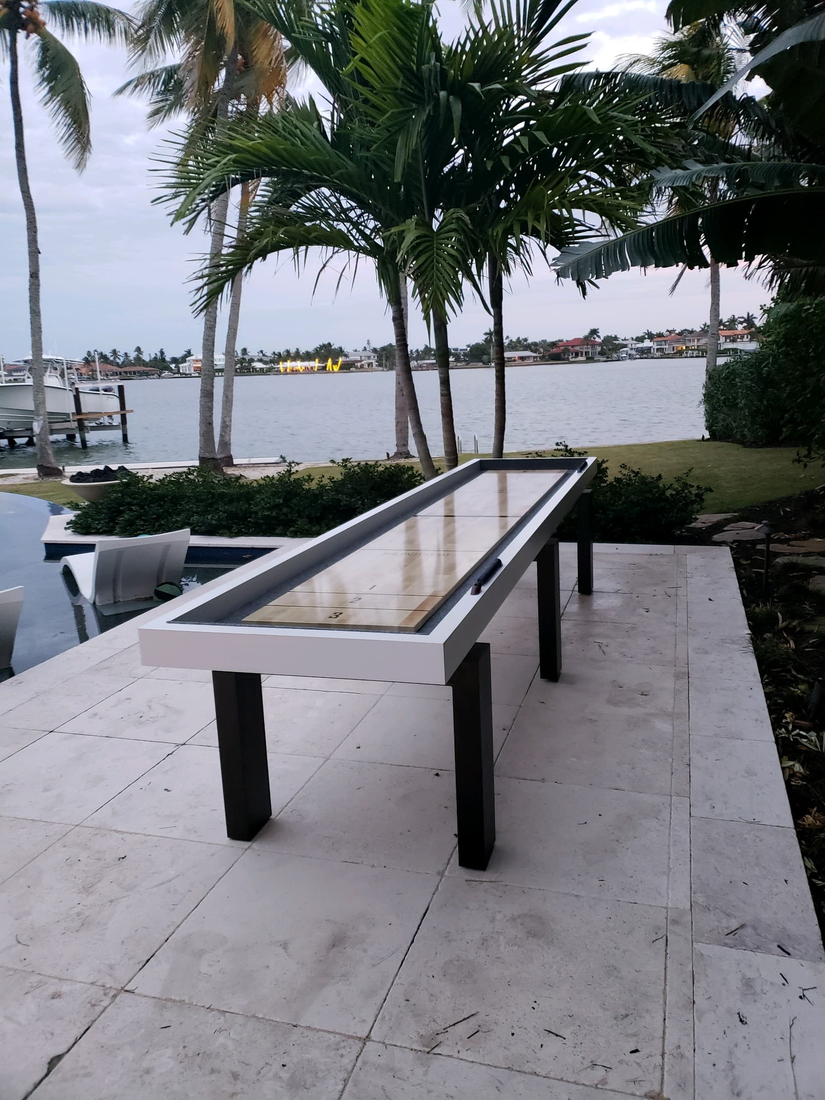 South Beach Shuffleboard white